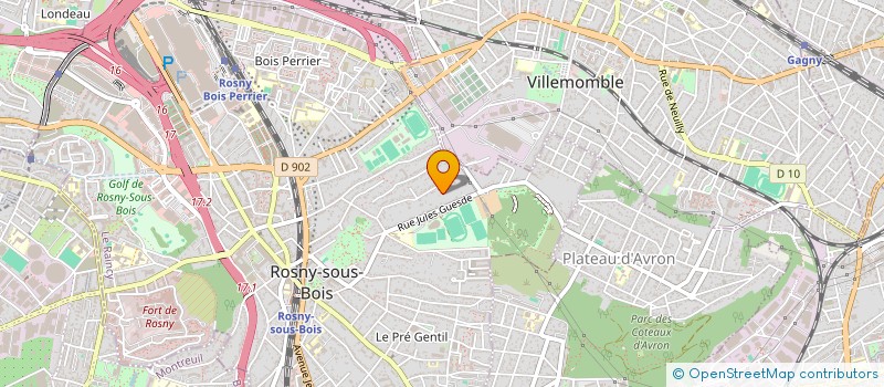 localisation de l'entreprise SAS KALISMA PROLEC à ROSNY-SOUS-BOIS