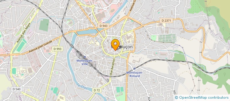 localisation de l'entreprise SAS KAMILLE à MONTLUCON
