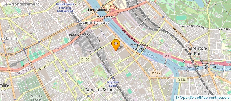 localisation de l'entreprise SAS KANKOU  IVRY-SUR-SEINE