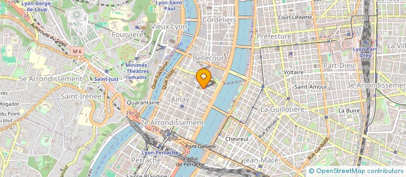 localisation de l'entreprise SAS KAPITAL-PIERRES  LYON