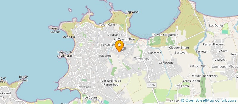 localisation de l'entreprise SAS KARINE CHEVREUL GROUP à PLOUDALMEZEAU