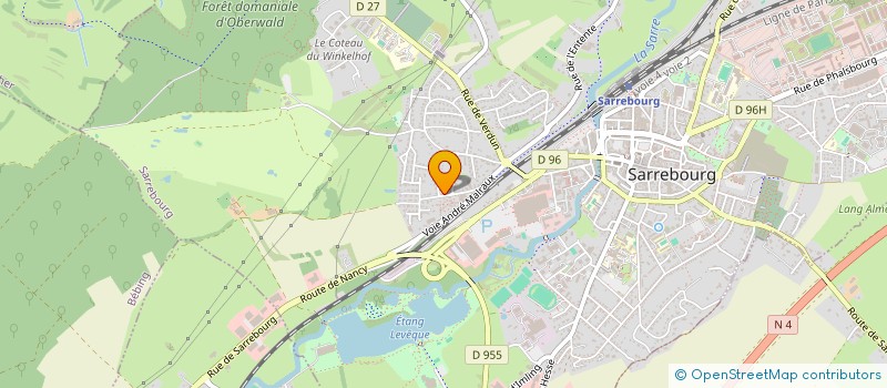 localisation de l'entreprise SAS KARLESKIND  LANGATTE