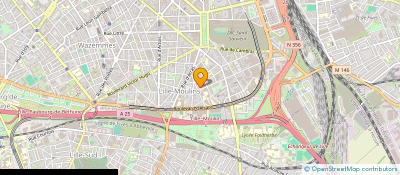 localisation de l'entreprise SAS KASSA-RAHOU à LILLE