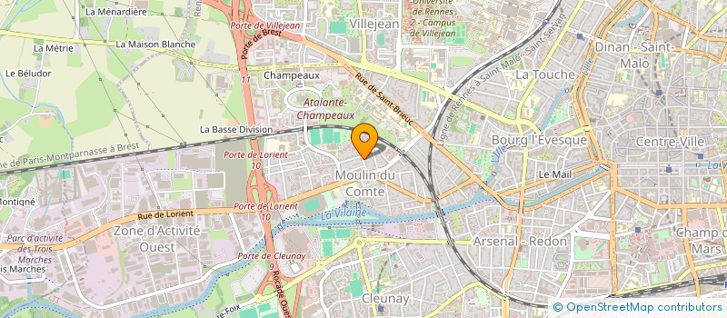 localisation de l'entreprise SAS KASSIOPEE PIERRE 1  RENNES