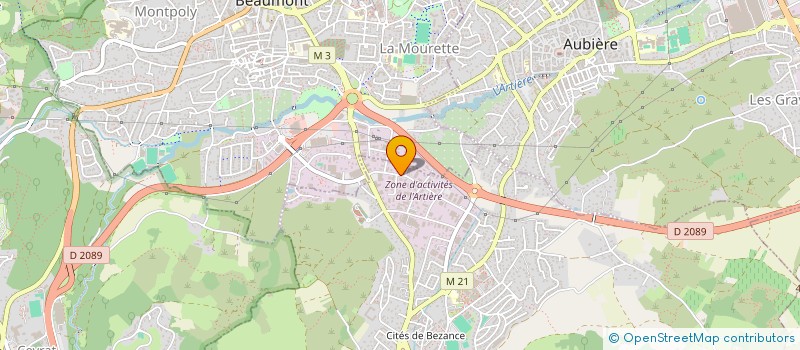 localisation de l'entreprise SAS KAUFFMANN à ROMAGNAT