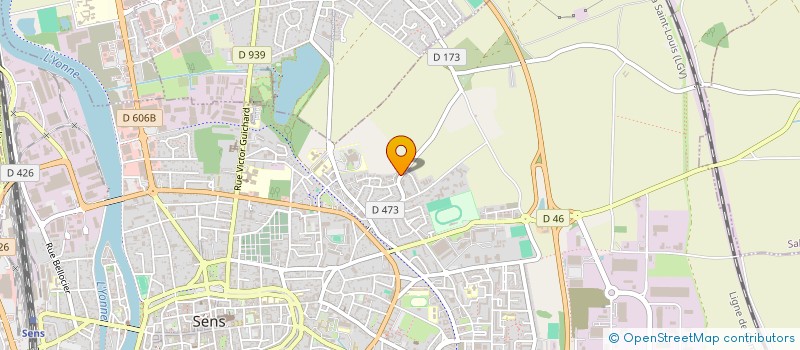 localisation de l'entreprise SAS KDEX à SENS