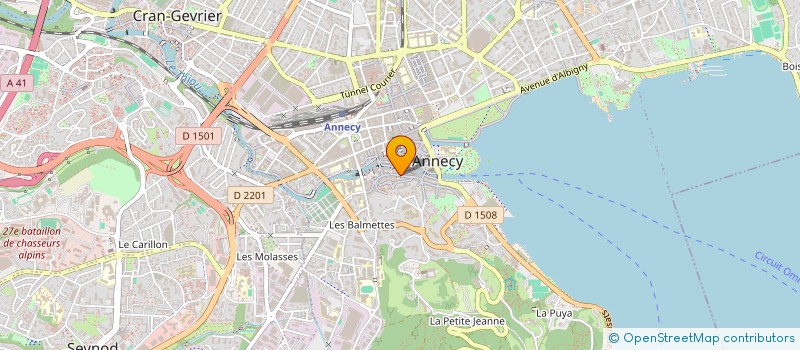 localisation de l'entreprise SAS KEMA à ANNECY