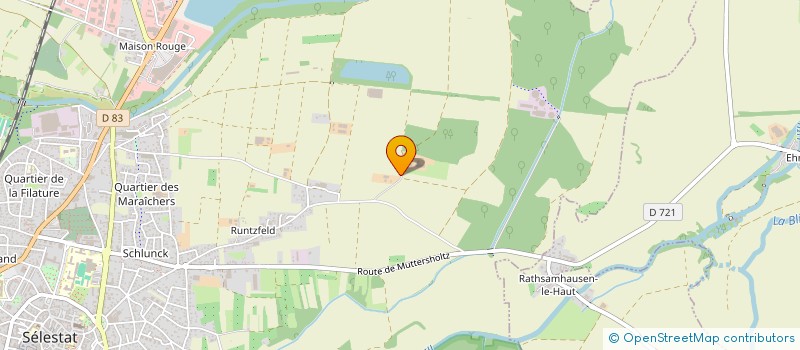 localisation de l'entreprise SAS KENCK  SELESTAT