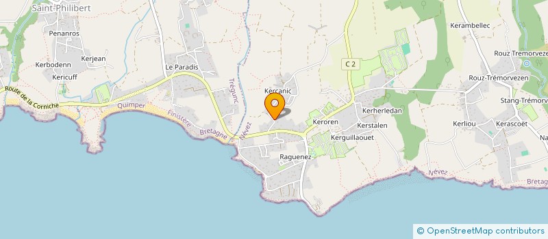 localisation de l'entreprise SAS KERCAMI  NEVEZ