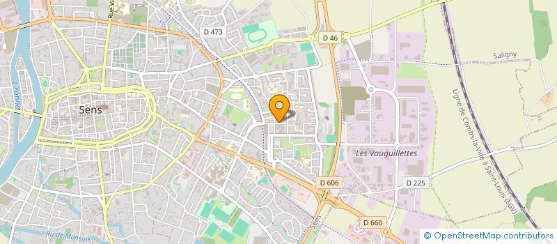 localisation de l'entreprise SAS KERKRI  SENS