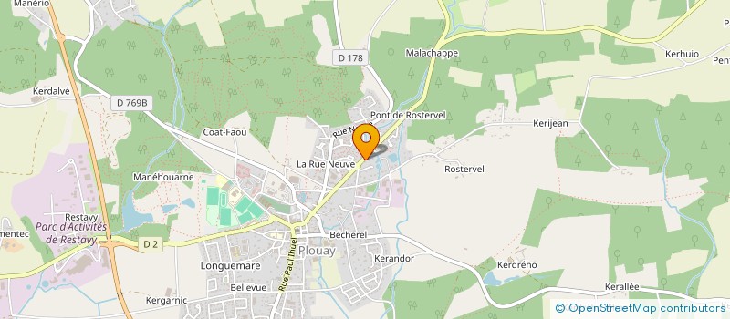 localisation de l'entreprise SAS KERL MAT  PLOUAY