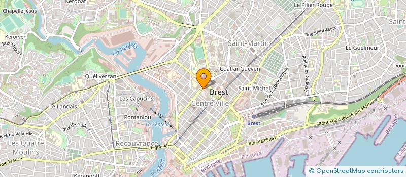 localisation de l'entreprise SAS KERMAREC à BREST