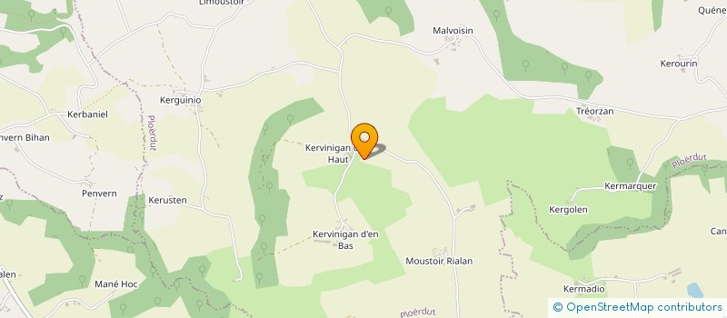 localisation de l'entreprise SAS KERNOEL  PLOERDUT