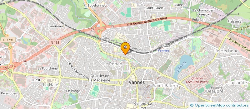 localisation de l'entreprise SAS KERZHRIO  VANNES