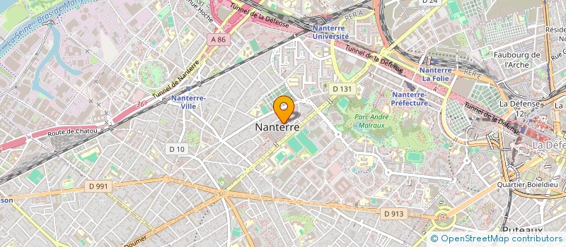 localisation de l'entreprise SAS KETS ETUDE ET INGENIERIE  NANTERRE