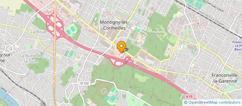 localisation de l'entreprise SAS KGP  MONTIGNY-LES-CORMEILLES