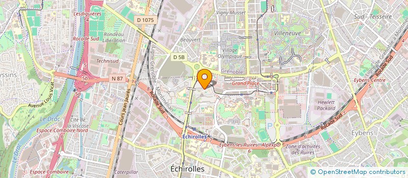 localisation de l'entreprise SAS KHADACHI à ECHIROLLES