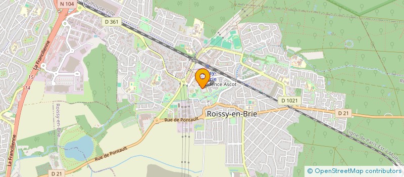 localisation de l'entreprise SAS KIARA SUPERETTE  ROISSY-EN-BRIE