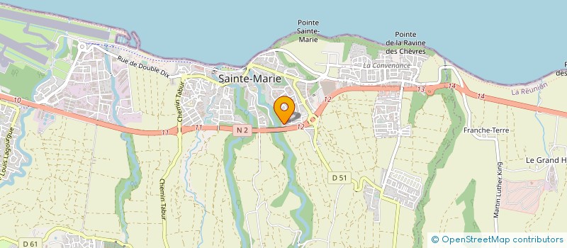 localisation de l'entreprise SAS KICHENIN LOCATION TRANSPORT ET FILS à SAINTE-MARIE