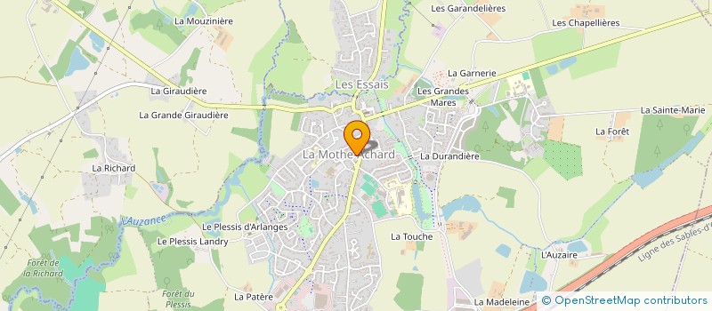 localisation de l'entreprise SAS KININVEST à LES ACHARDS