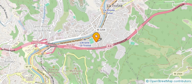 localisation de l'entreprise SAS KINIPIX à CAGNES-SUR-MER
