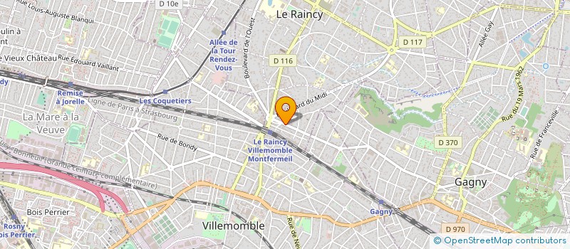 localisation de l'entreprise SAS KIVA à GAGNY