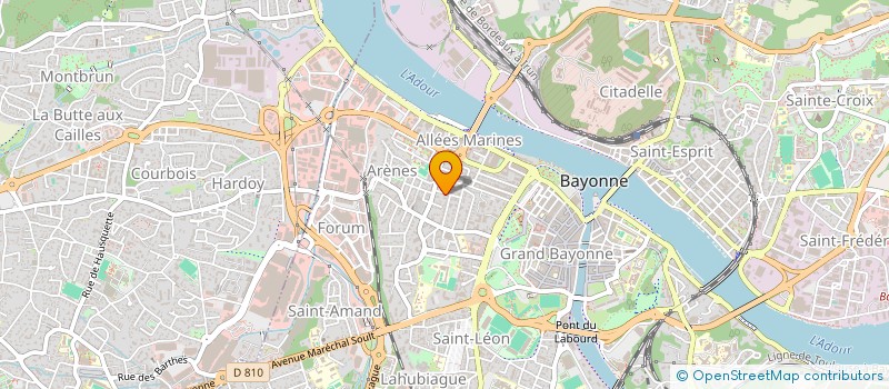 localisation de l'entreprise SAS KLEVES à BAYONNE