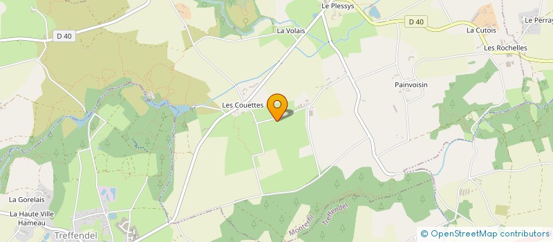 localisation de l'entreprise SAS KOLGREEN à MONTERFIL