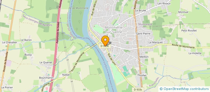 localisation de l'entreprise SAS KORDIALEMENT à MONTMERLE-SUR-SAONE