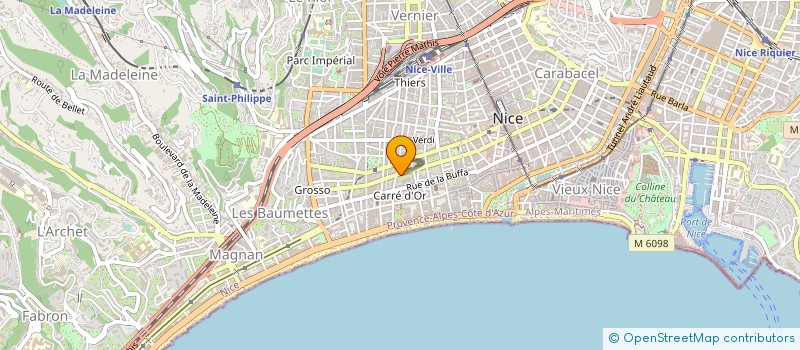 localisation de l'entreprise SAS KOSMETEETH à NICE