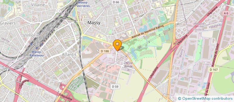 localisation de l'entreprise SAS KP MEDIACOM à MASSY