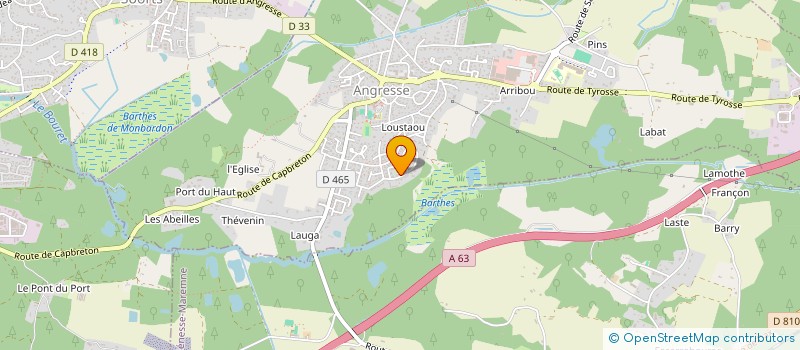 localisation de l'entreprise SAS KRYSTEL FRIEDMANN  ANGRESSE