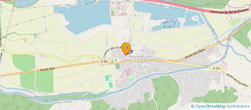 localisation de l'entreprise SAS KS TAXI  PEYROLLES-EN-PROVENCE