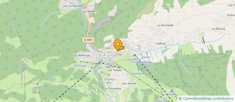 localisation de l'entreprise SAS KS2M à LA CLUSAZ
