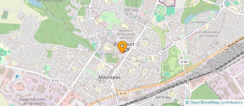 localisation de l'entreprise SAS KTLJ  ELANCOURT