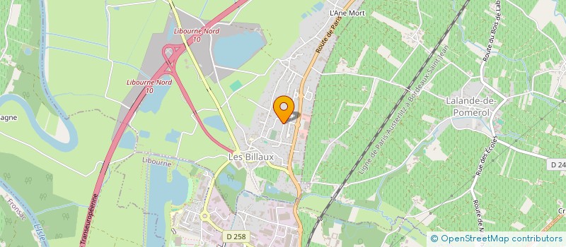 localisation de l'entreprise SAS KTVE  LES BILLAUX