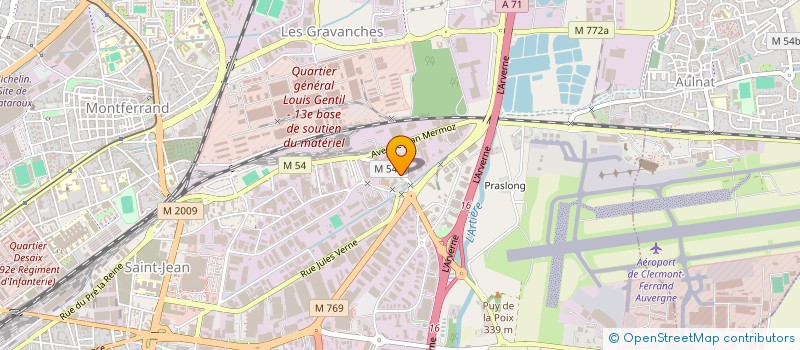 localisation de l'entreprise SAS KUNCHIRAN  CLERMONT-FERRAND