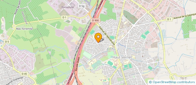 localisation de l'entreprise SAS KYD  PERPIGNAN