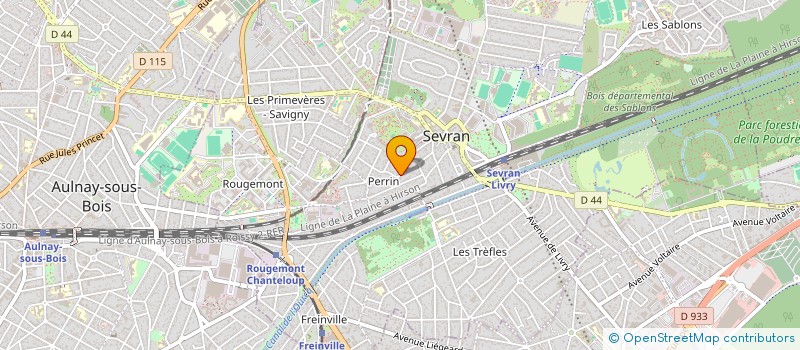 localisation de l'entreprise SAS KZ à SEVRAN