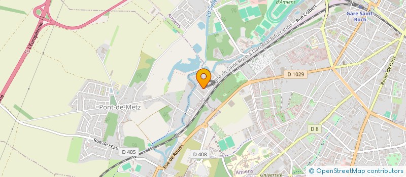 localisation de l'entreprise SAS L'AGENCE DORE  AMIENS