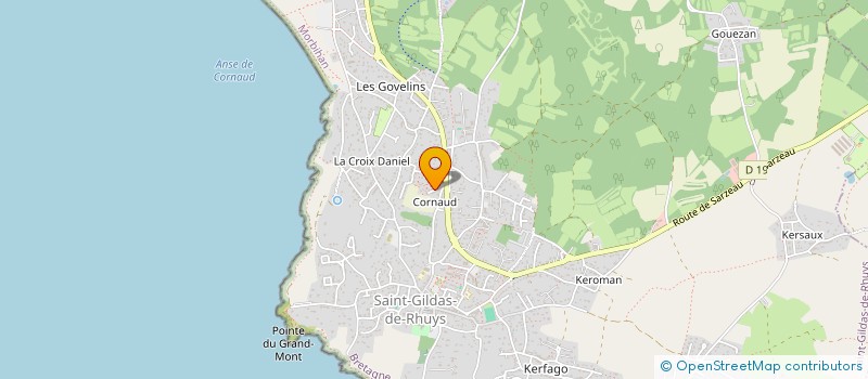 localisation de l'entreprise SAS L'AGENCE TOUT RHUYS à SAINT-GILDAS-DE-RHUYS