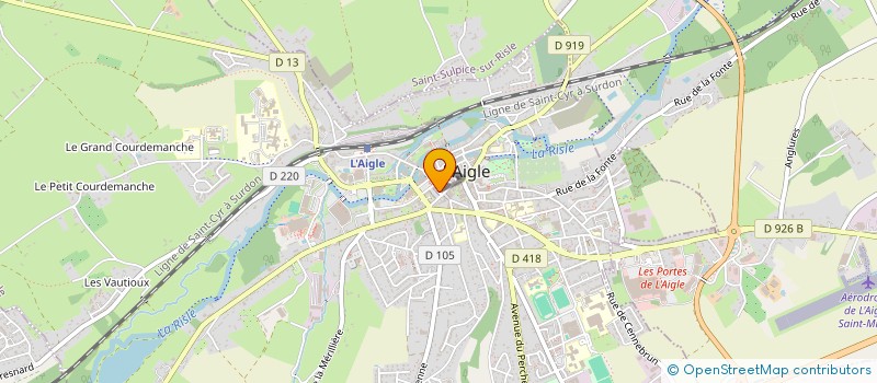 localisation de l'entreprise SAS L'AIGLON à L'AIGLE