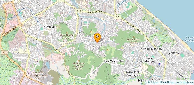 localisation de l'entreprise SAS L'AMAZONIENNE  CAYENNE