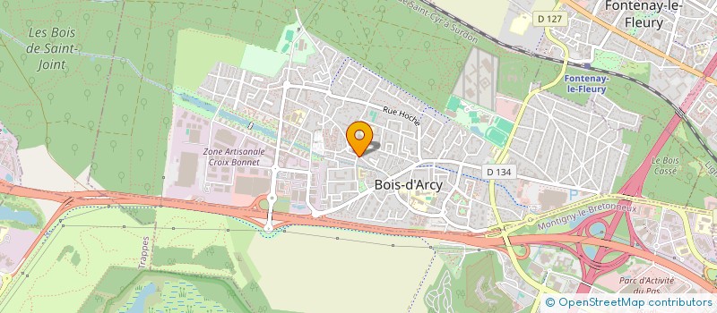 localisation de l'entreprise SAS L'ANGELUS  BOIS-D'ARCY