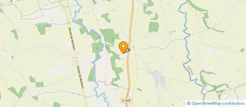 localisation de l'entreprise SAS L'ASSORELHADA  AVENSAC