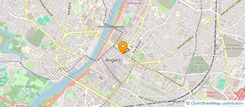 localisation de l'entreprise SAS L'ATELIER  ANGERS