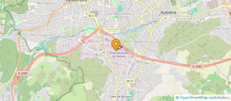 localisation de l'entreprise SAS L'ATELIER DE LA SANTE  ROMAGNAT