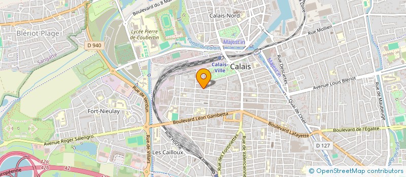 localisation de l'entreprise SAS L'ELECTRICITE INDUSTRIELLE  CALAIS