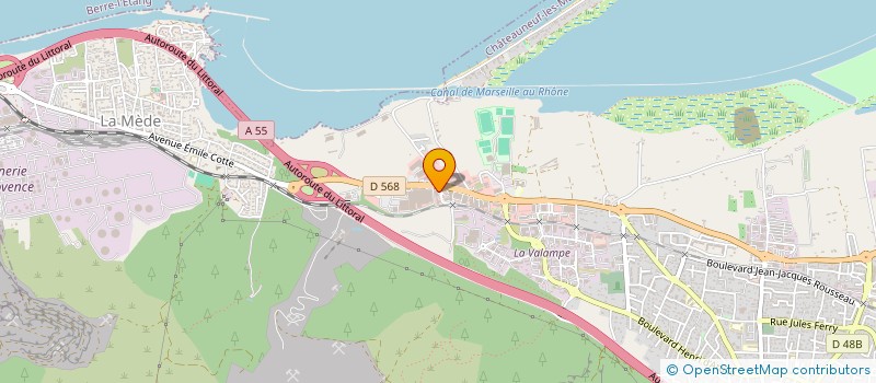 localisation de l'entreprise SAS L ENTRECOTE 13 à CHATEAUNEUF-LES-MARTIGUES