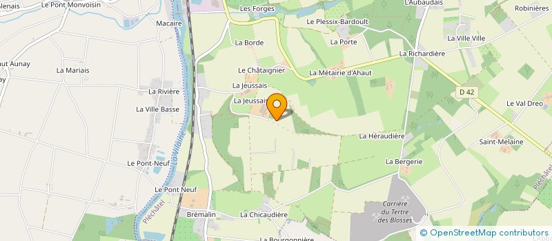 localisation de l'entreprise SAS L'EPINE VERTE à PLECHATEL